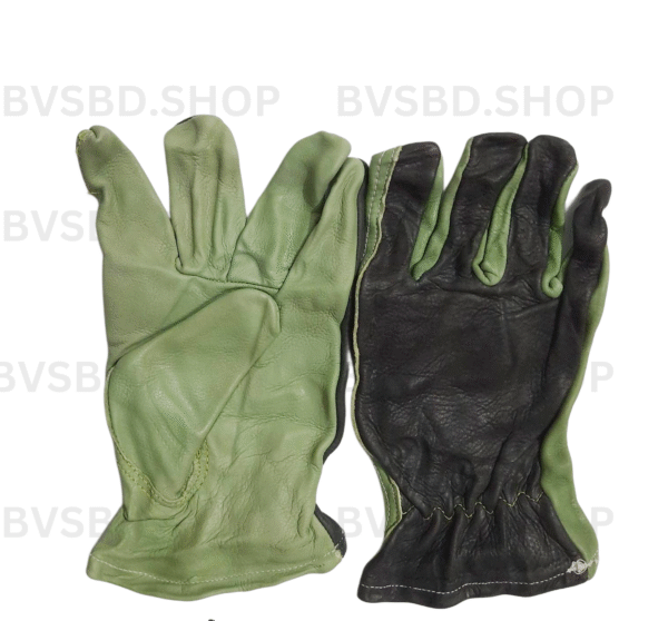 Argon Leather Gloves white with belt { XL (বড় সাইজ) } - Image 3