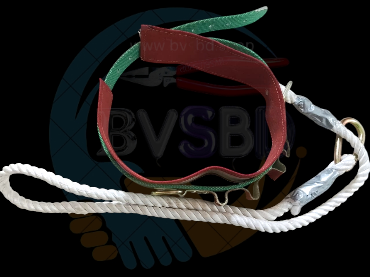 Saftey Belt with Leather & Rope