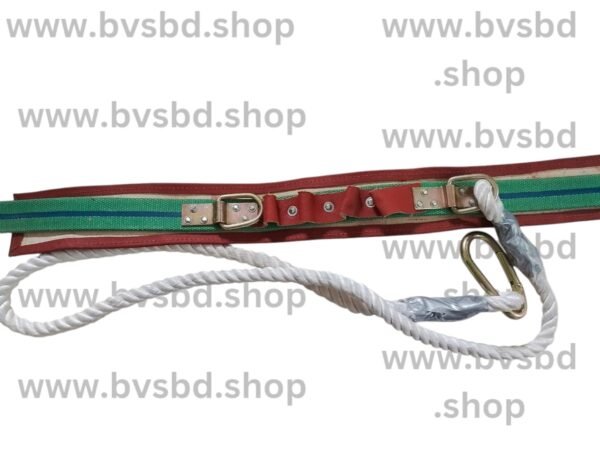 Saftey Belt with Leather & Rope - Image 2
