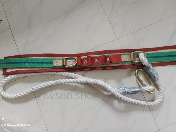 Saftey Belt with Leather & Rope - Image 3