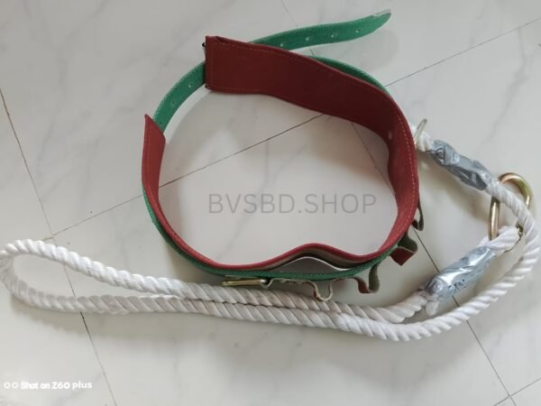 Saftey Belt with Leather & Rope - Image 4