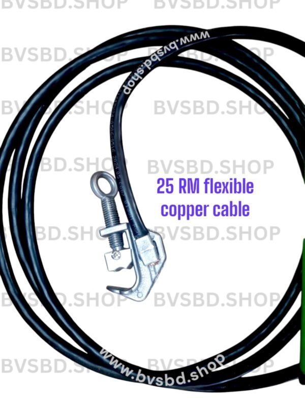 Welding copper cable 25RM with Clamp
