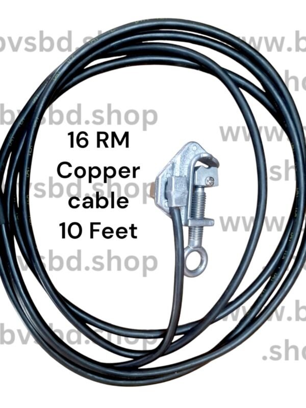 Welding copper cable 16RM with Clamp