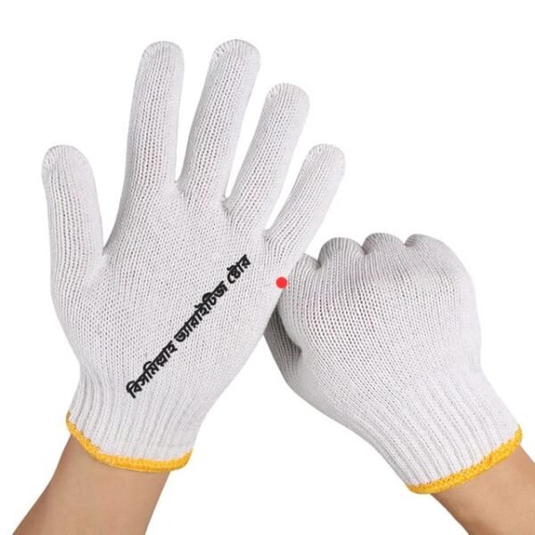 Cheap Hand Cotton Knitted Gloves 1 pair - Image 2