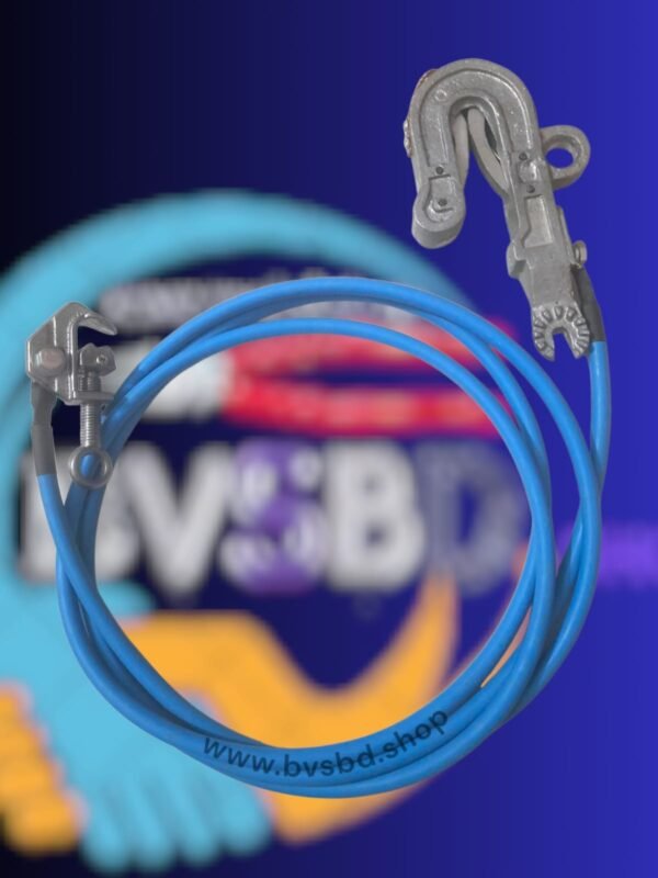 Portable carrying grounding set with 25 RM Cable