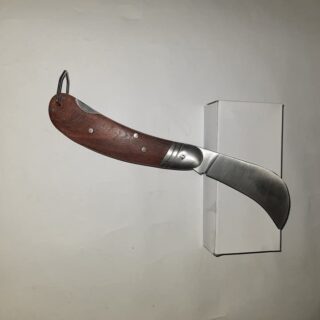 Folding Knife with Wooden Handle
