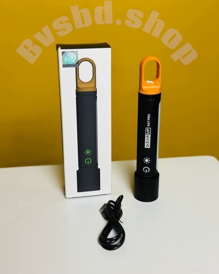 GearUP K57 PRO Rechargeable Torchlight - Image 2