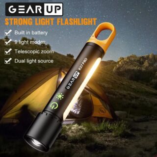 GearUP K57 PRO Rechargeable Torchlight