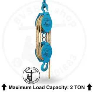 Six Wheel Pulley Block